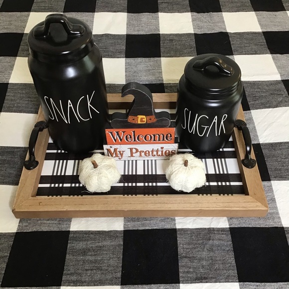 NWT🖤Rae Dunn Farmhouse Black “SUGAR” Canister - Picture 6 of 9